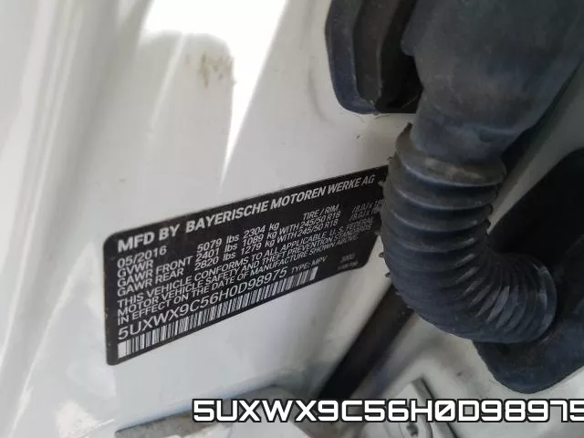 5UXWX9C56H0D98975