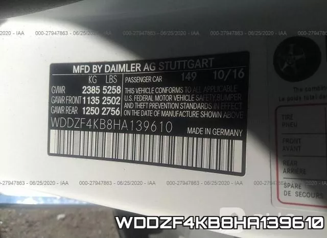 WDDZF4KB8HA139610