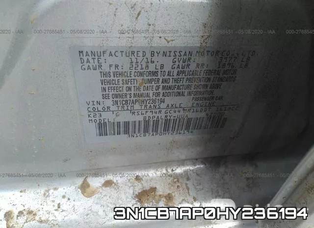 3N1CB7AP0HY236194