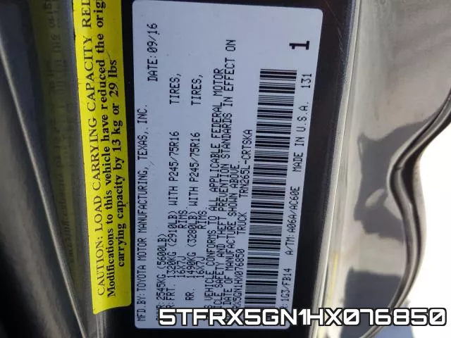 5TFRX5GN1HX076850