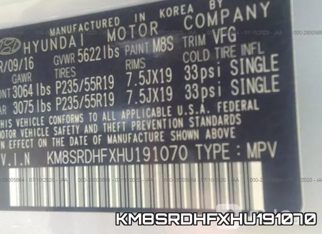 KM8SRDHFXHU191070
