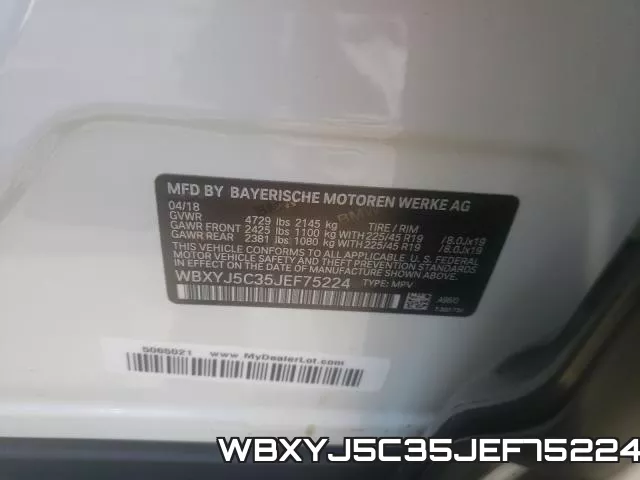 WBXYJ5C35JEF75224