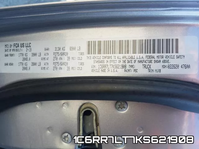 1C6RR7LT7KS621908