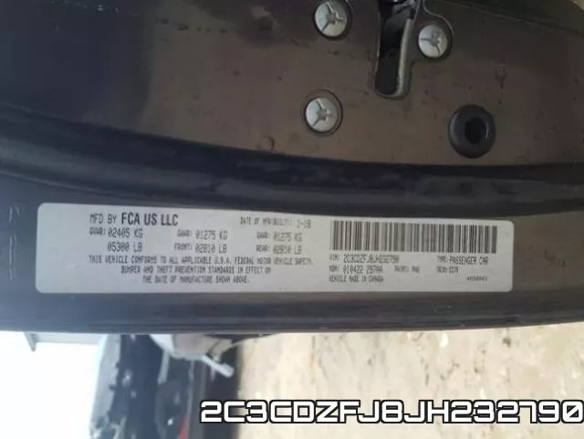 2C3CDZFJ8JH232790