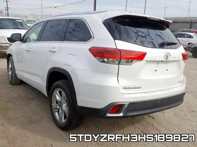 5TDYZRFH3HS189827