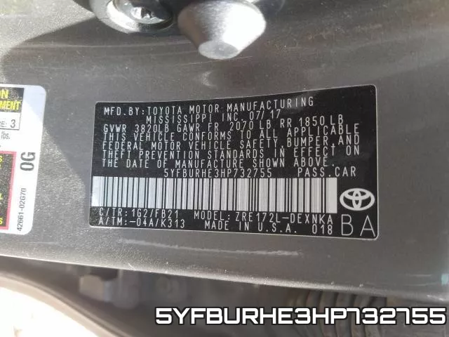 5YFBURHE3HP732755