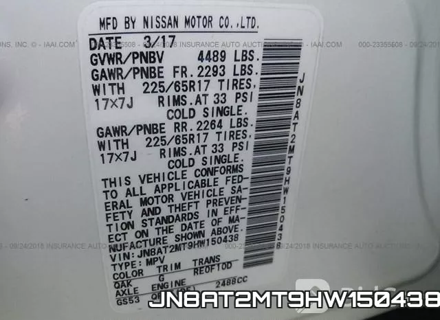 JN8AT2MT9HW150438