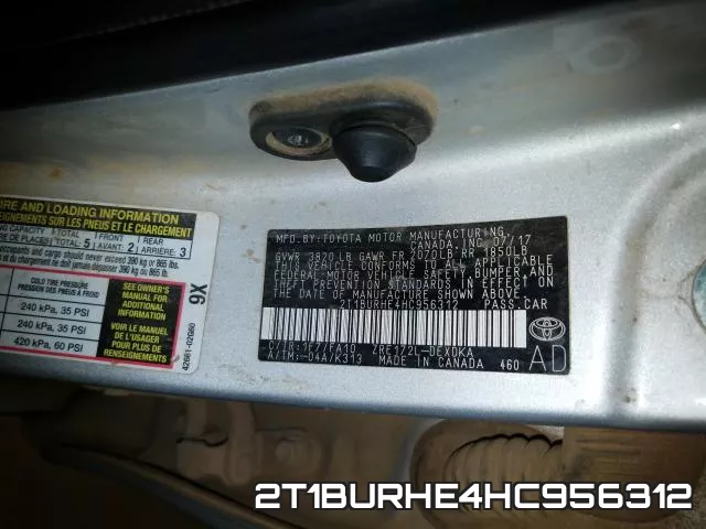2T1BURHE4HC956312
