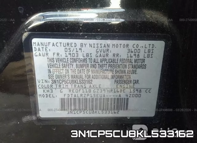 3N1CP5CU8KL533162