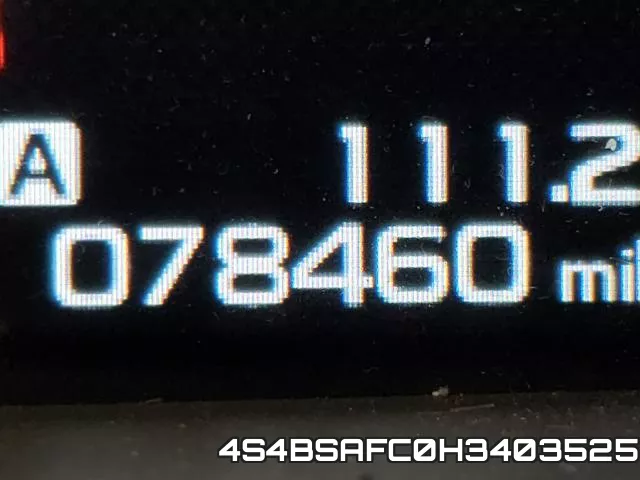 4S4BSAFC0H3403525