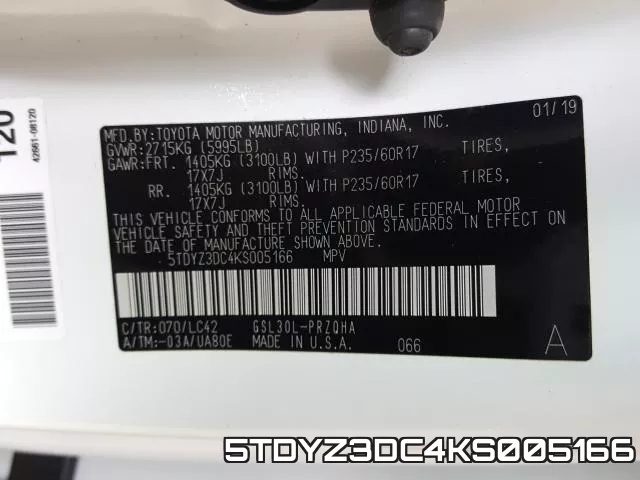 5TDYZ3DC4KS005166