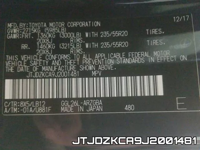 JTJDZKCA9J2001481
