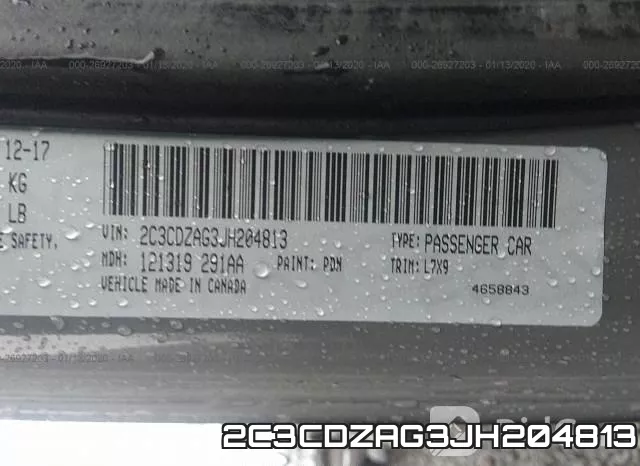 2C3CDZAG3JH204813