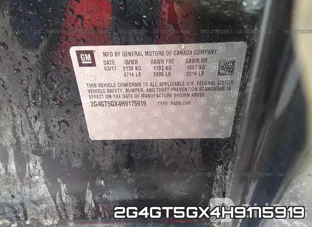 2G4GT5GX4H9175919