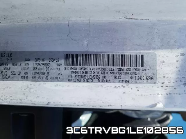 3C6TRVBG1LE102856