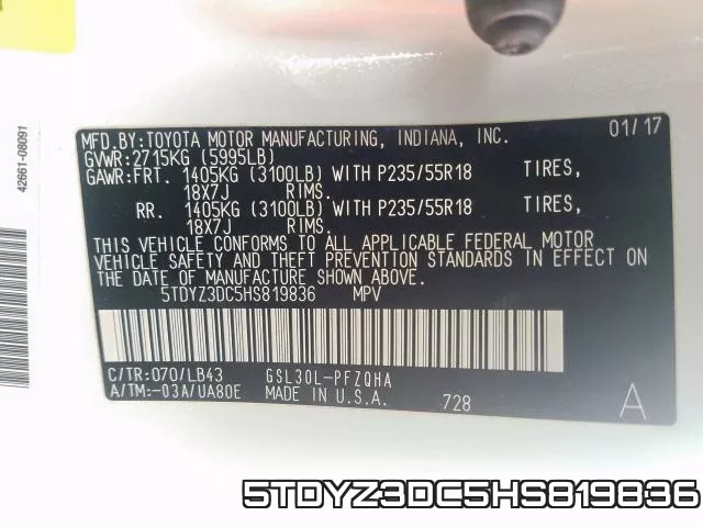 5TDYZ3DC5HS819836