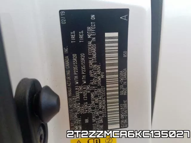 2T2ZZMCA6KC135027