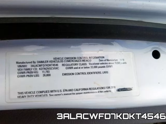 3ALACWFD7KDKT4546