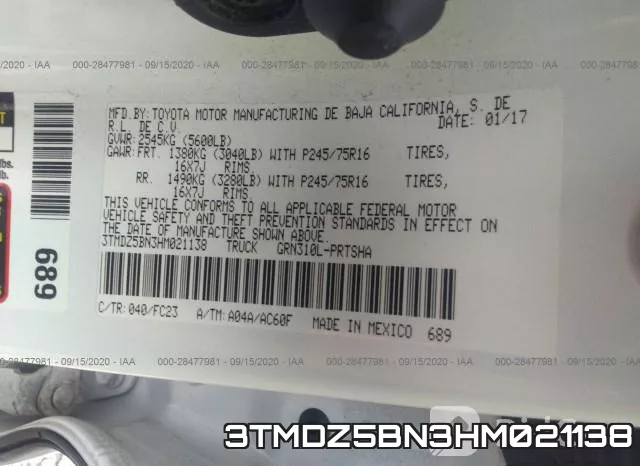 3TMDZ5BN3HM021138