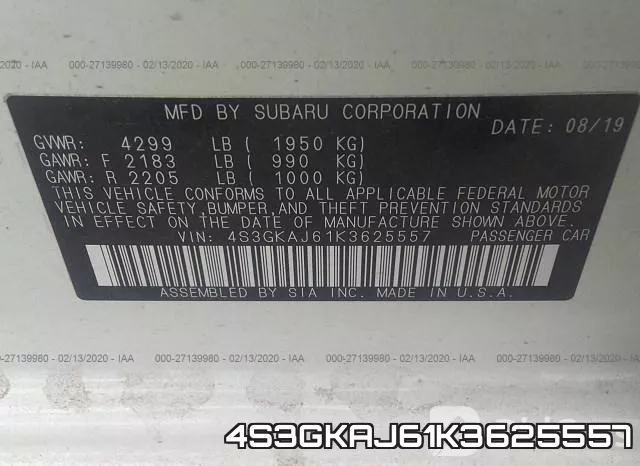 4S3GKAJ61K3625557