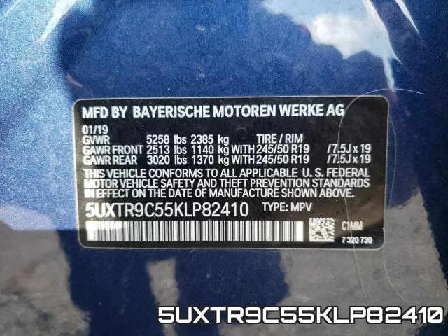 5UXTR9C55KLP82410