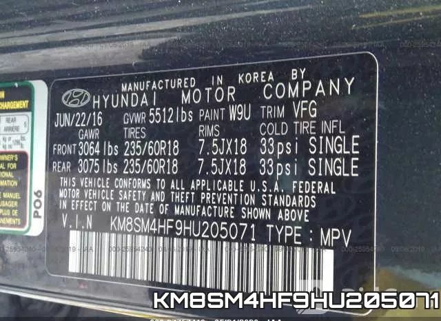 KM8SM4HF9HU205071