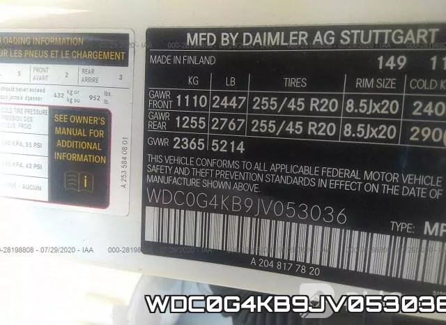WDC0G4KB9JV053036