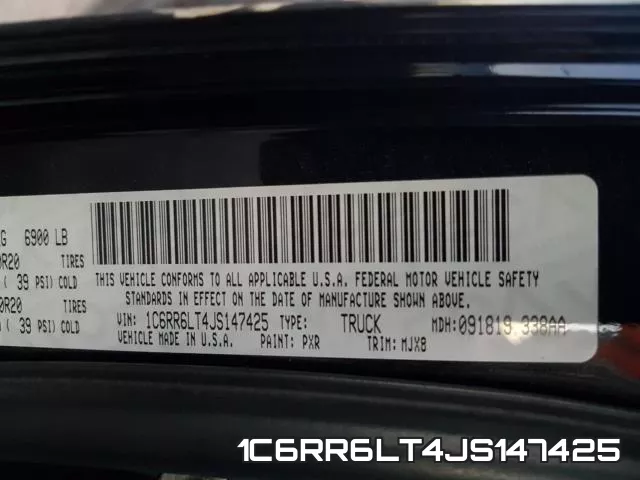 1C6RR6LT4JS147425