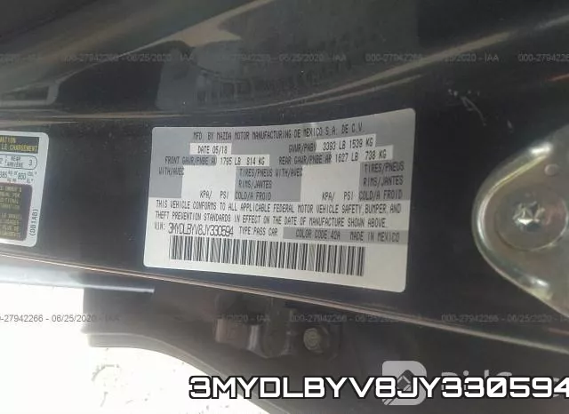 3MYDLBYV8JY330594