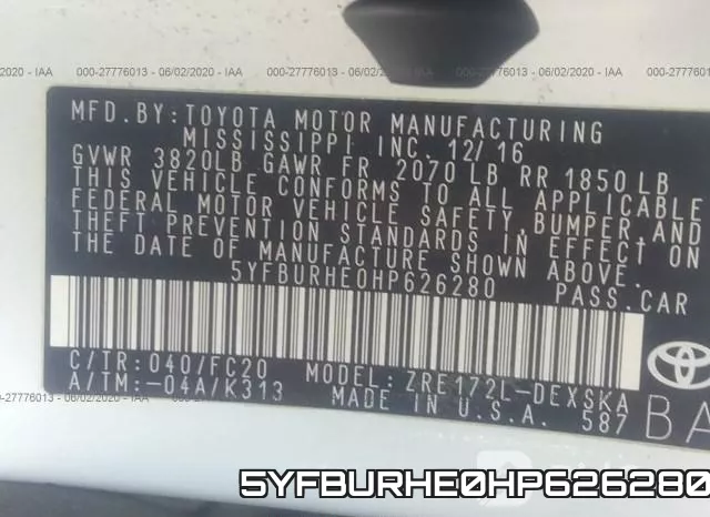 5YFBURHE0HP626280