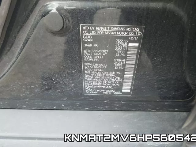 KNMAT2MV6HP560542