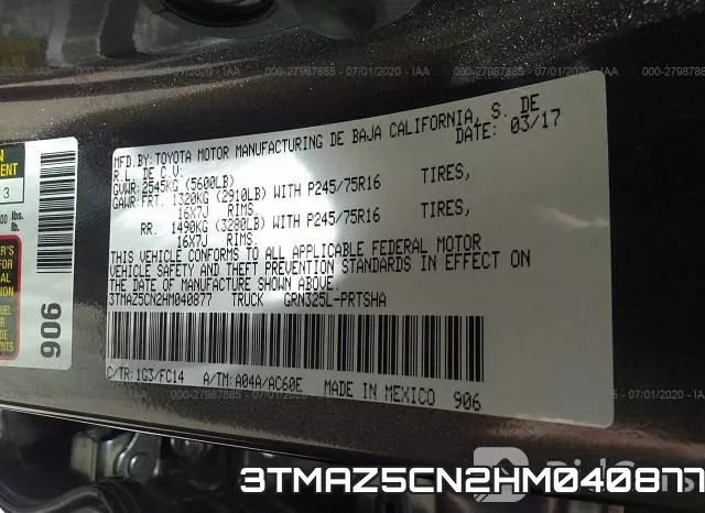 3TMAZ5CN2HM040877