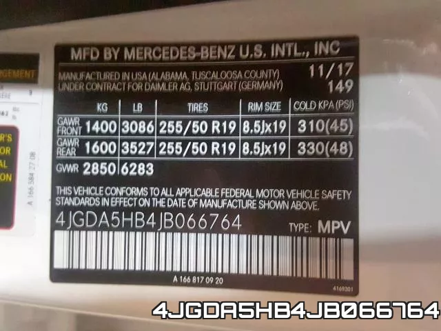 4JGDA5HB4JB066764