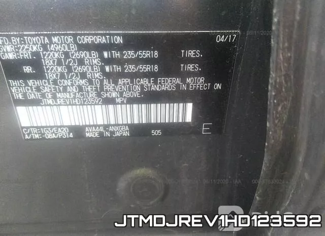 JTMDJREV1HD123592