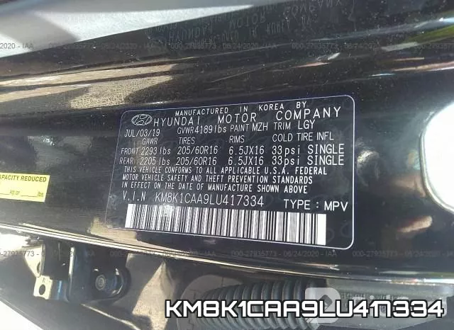 KM8K1CAA9LU417334
