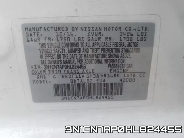 3N1CN7AP0HL824455