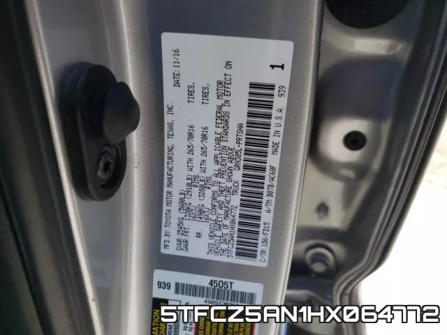 5TFCZ5AN1HX064772