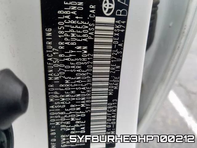 5YFBURHE3HP700212