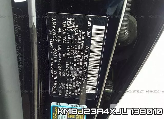 KM8J23A4XJU738010