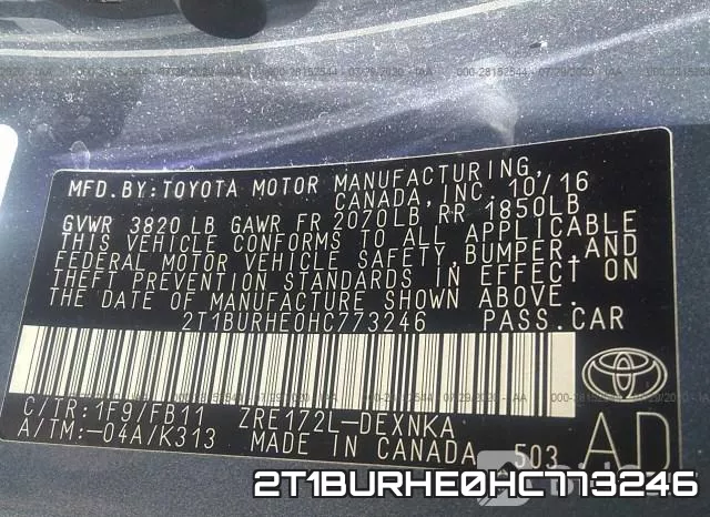 2T1BURHE0HC773246