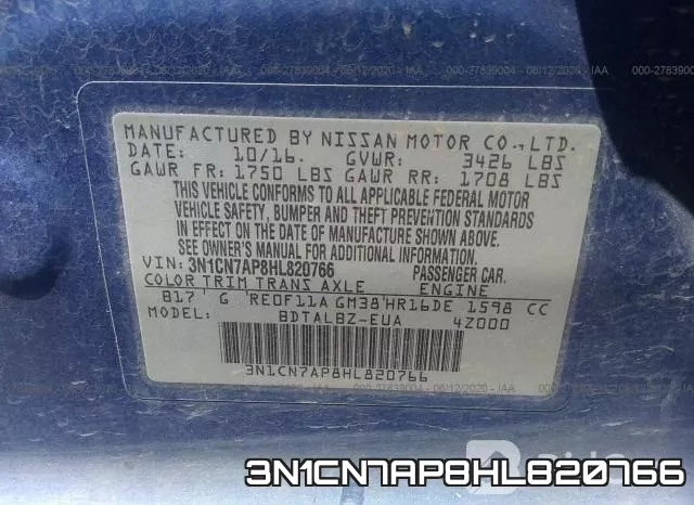 3N1CN7AP8HL820766