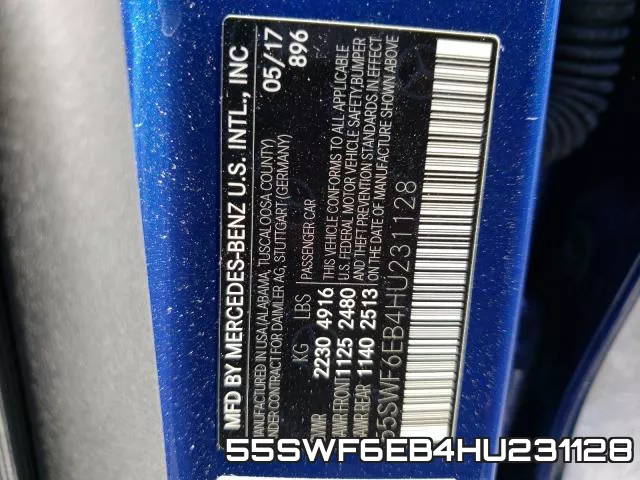 55SWF6EB4HU231128