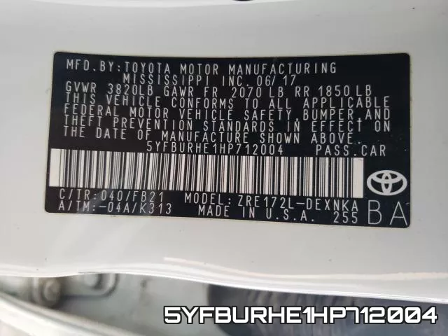 5YFBURHE1HP712004