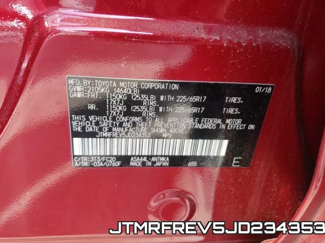 JTMRFREV5JD234353