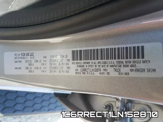 1C6RRECT1LN152870