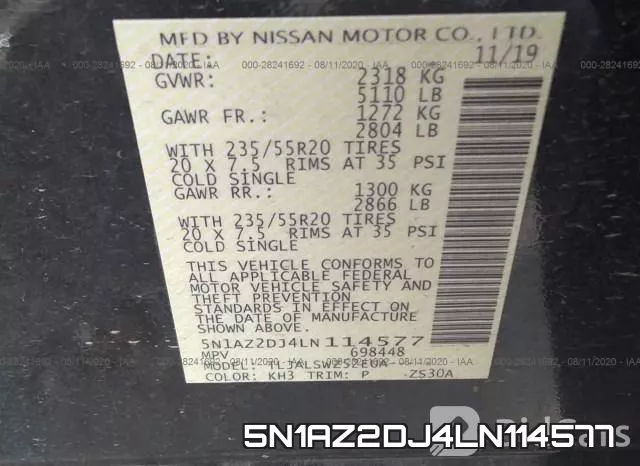 5N1AZ2DJ4LN114577