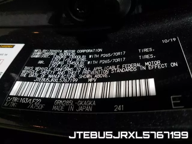 JTEBU5JRXL5767199