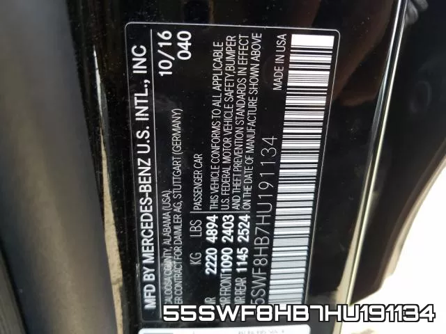 55SWF8HB7HU191134