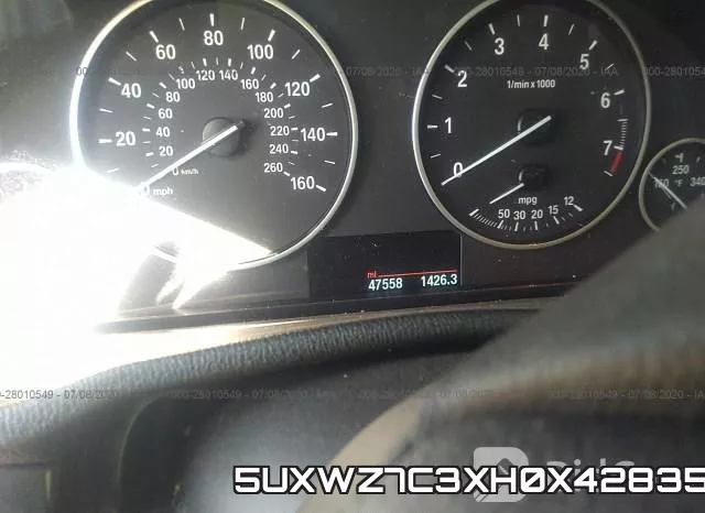 5UXWZ7C3XH0X42835