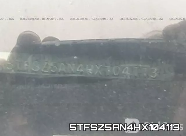 5TFSZ5AN4HX104113